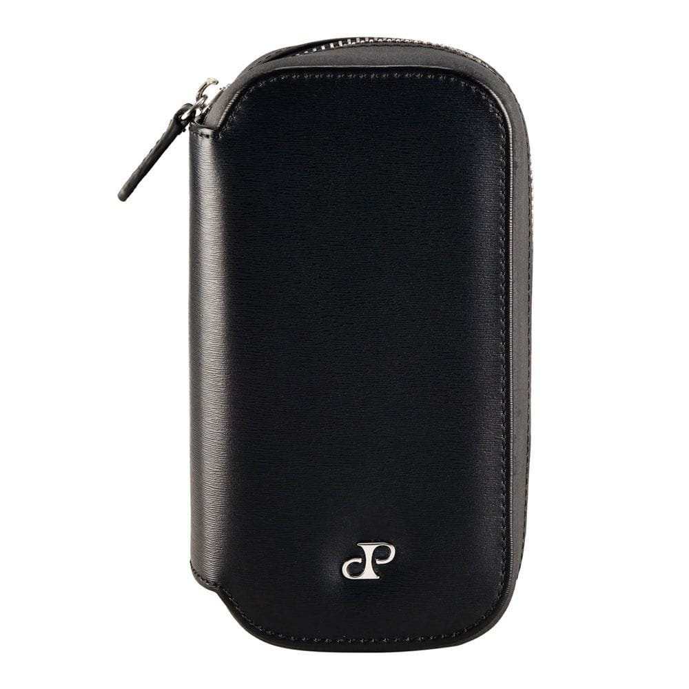 WOLF Philipp 2 Piece Watch Zip Case Black 190205