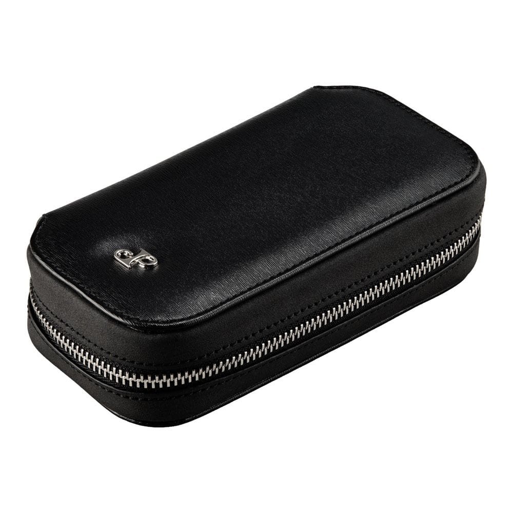 WOLF Philipp 2 Piece Watch Zip Case Black 190205