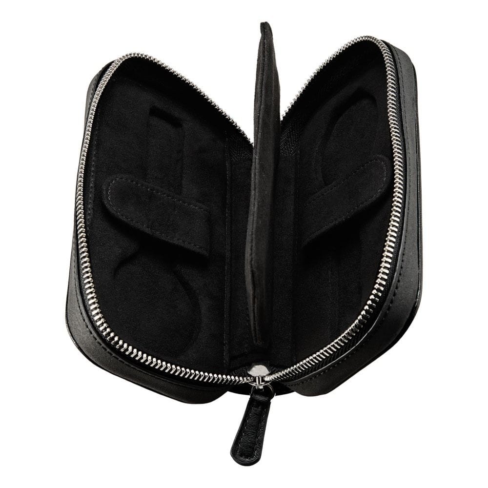 WOLF Philipp 2 Piece Watch Zip Case Black 190205