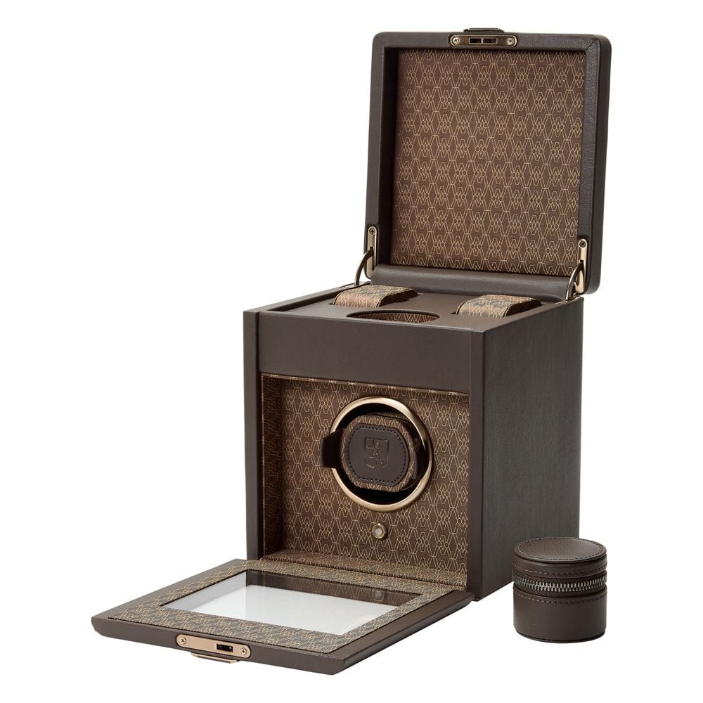 WOLF Earth Single Watch Winder Coffee 190306