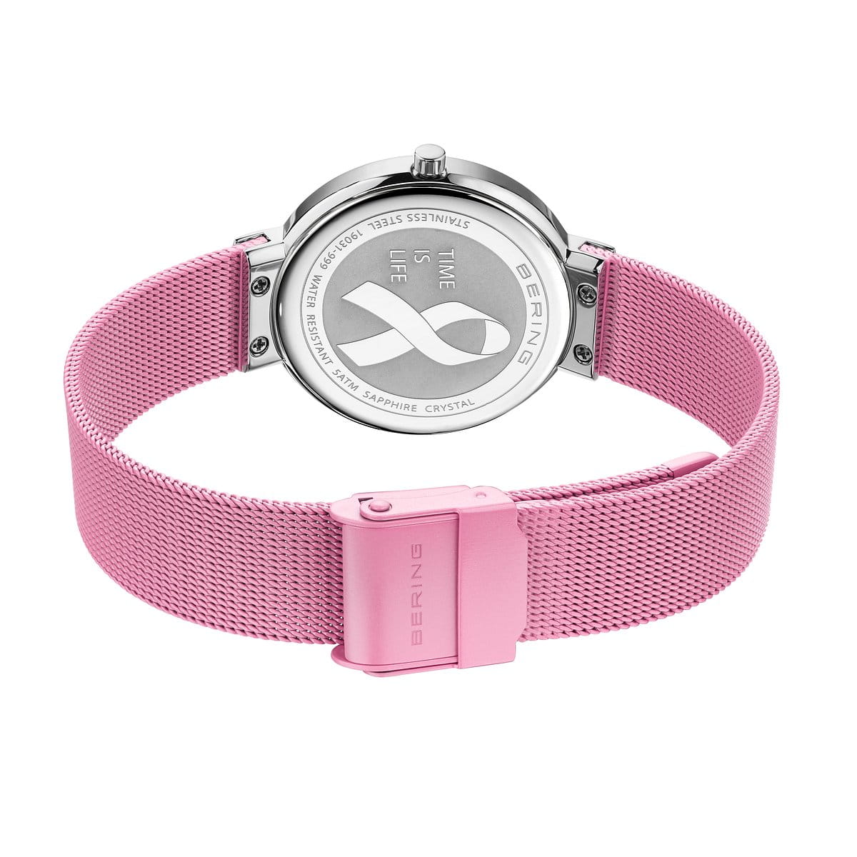 BERING Classic Polished Silver 31mm Multicolor Dial Women's Watch 19031-999-GWP