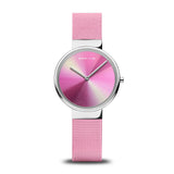 BERING Classic Polished Silver 31mm Multicolor Dial Women's Watch 19031-999-GWP