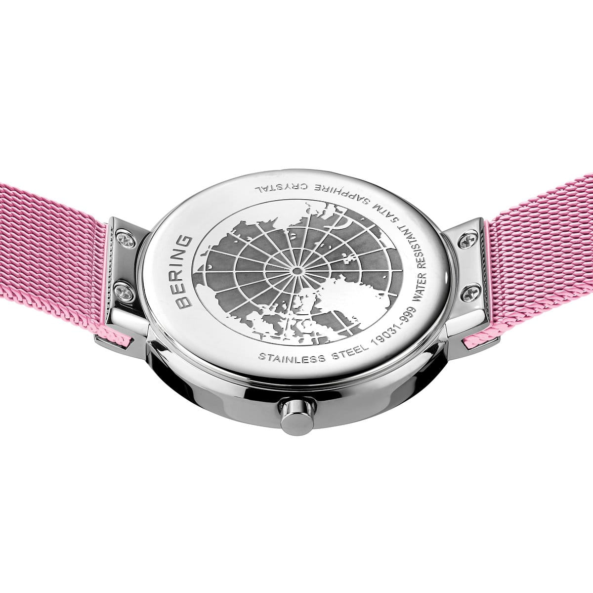 BERING Classic Polished Silver 31mm Multicolor Dial Women's Watch 19031-999-GWP
