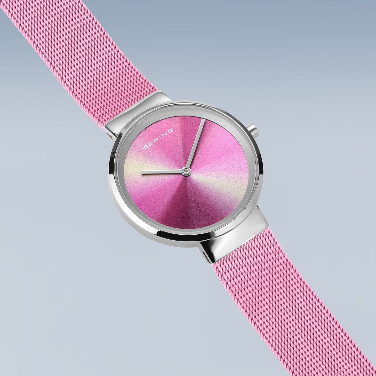 BERING Classic Polished Silver 31mm Multicolor Dial Women's Watch 19031-999-GWP