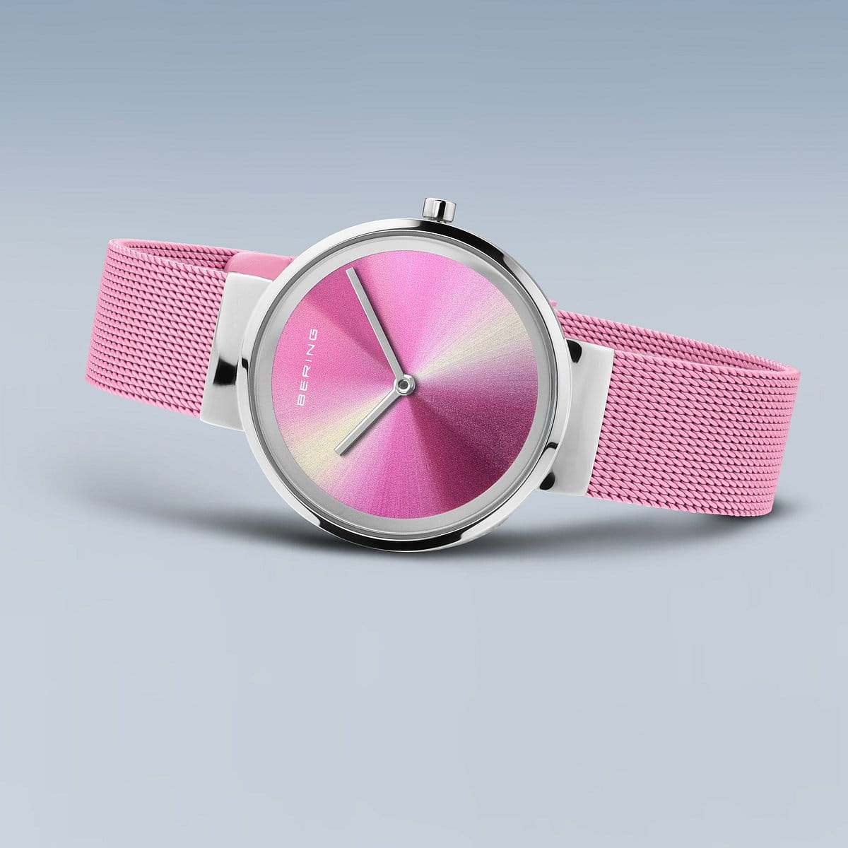 BERING Classic Polished Silver 31mm Multicolor Dial Women's Watch 19031-999-GWP