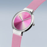 BERING Classic Polished Silver 31mm Multicolor Dial Women's Watch 19031-999-GWP