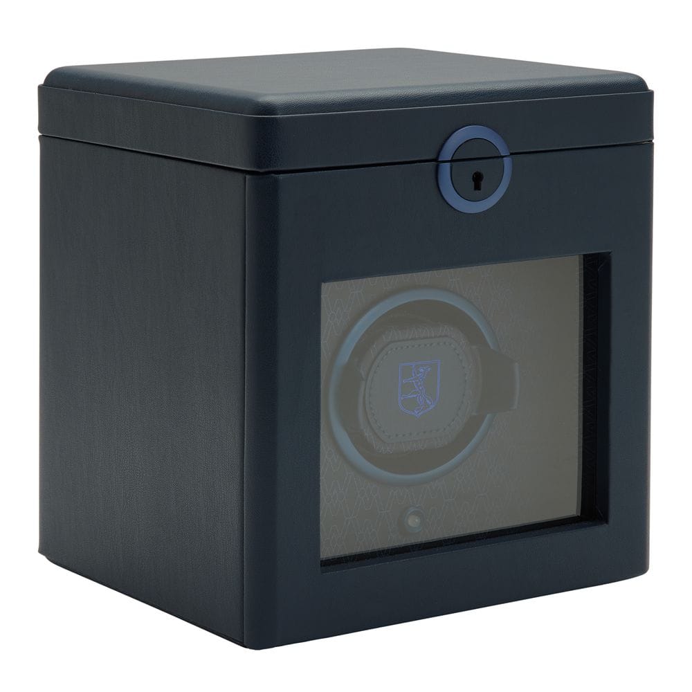 WOLF Earth Single Watch Winder Midnight Blue 190317