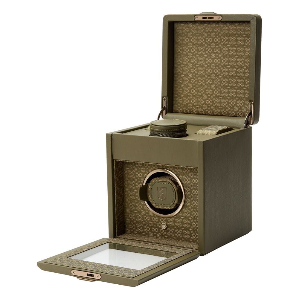 WOLF Earth Single Watch Winder Olive 190341