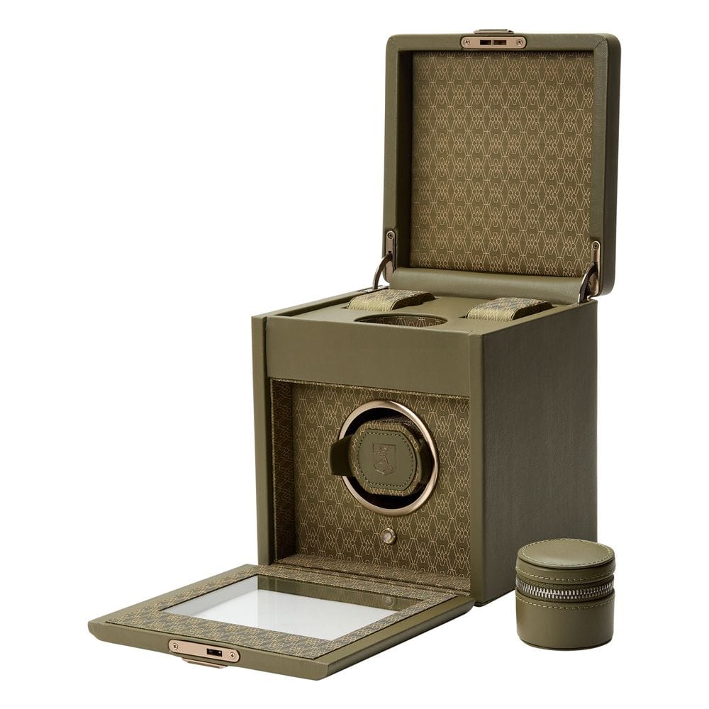 WOLF Earth Single Watch Winder Olive 190341