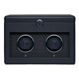 WOLF Earth Double Watch Winder Midnight Blue 190417