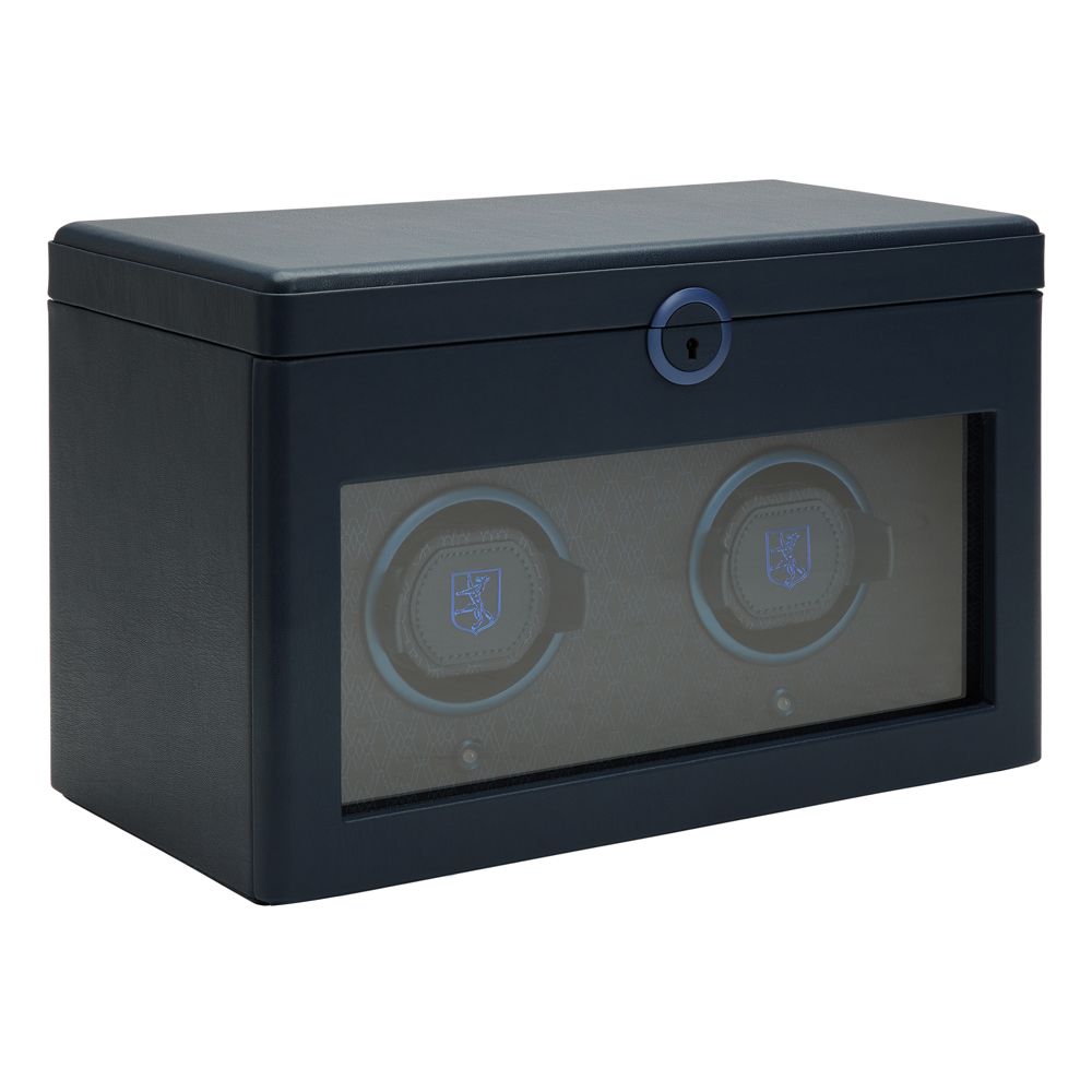WOLF Earth Double Watch Winder Midnight Blue 190417