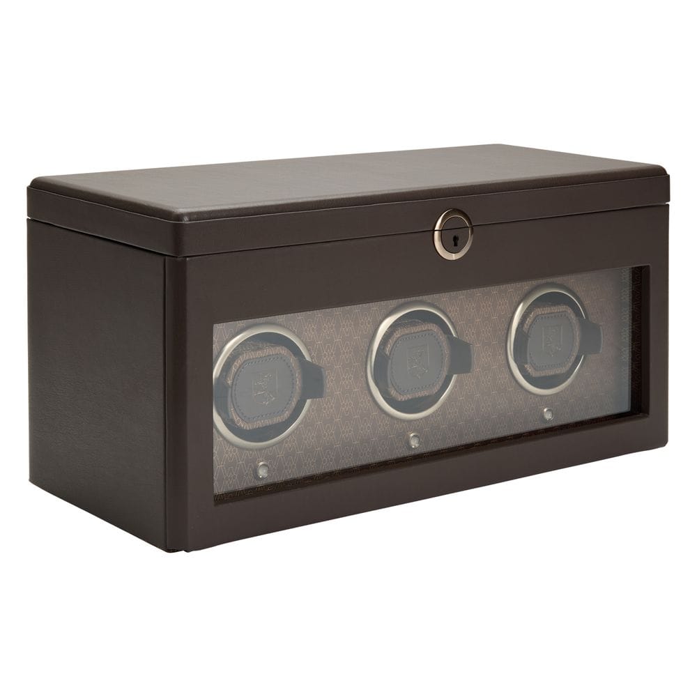 WOLF Earth Triple Watch Winder Coffee 190506