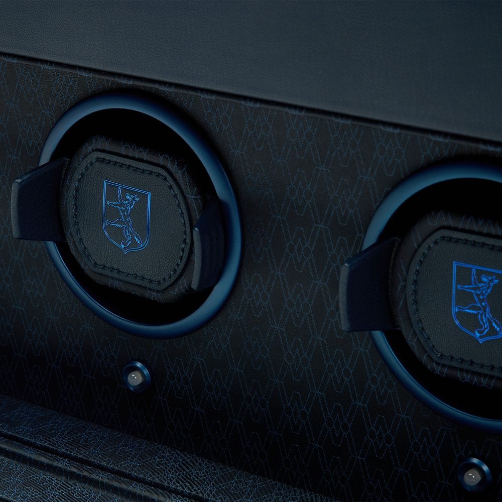 WOLF Earth Triple Watch Winder Midnight Blue 190517