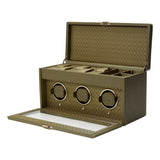 WOLF Earth Triple Watch Winder Olive 190541