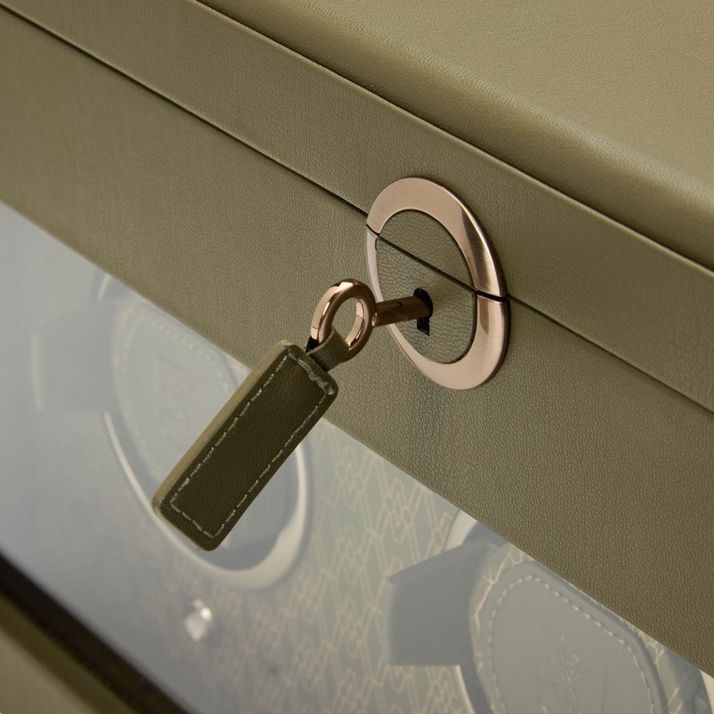 WOLF Earth Triple Watch Winder Olive 190541