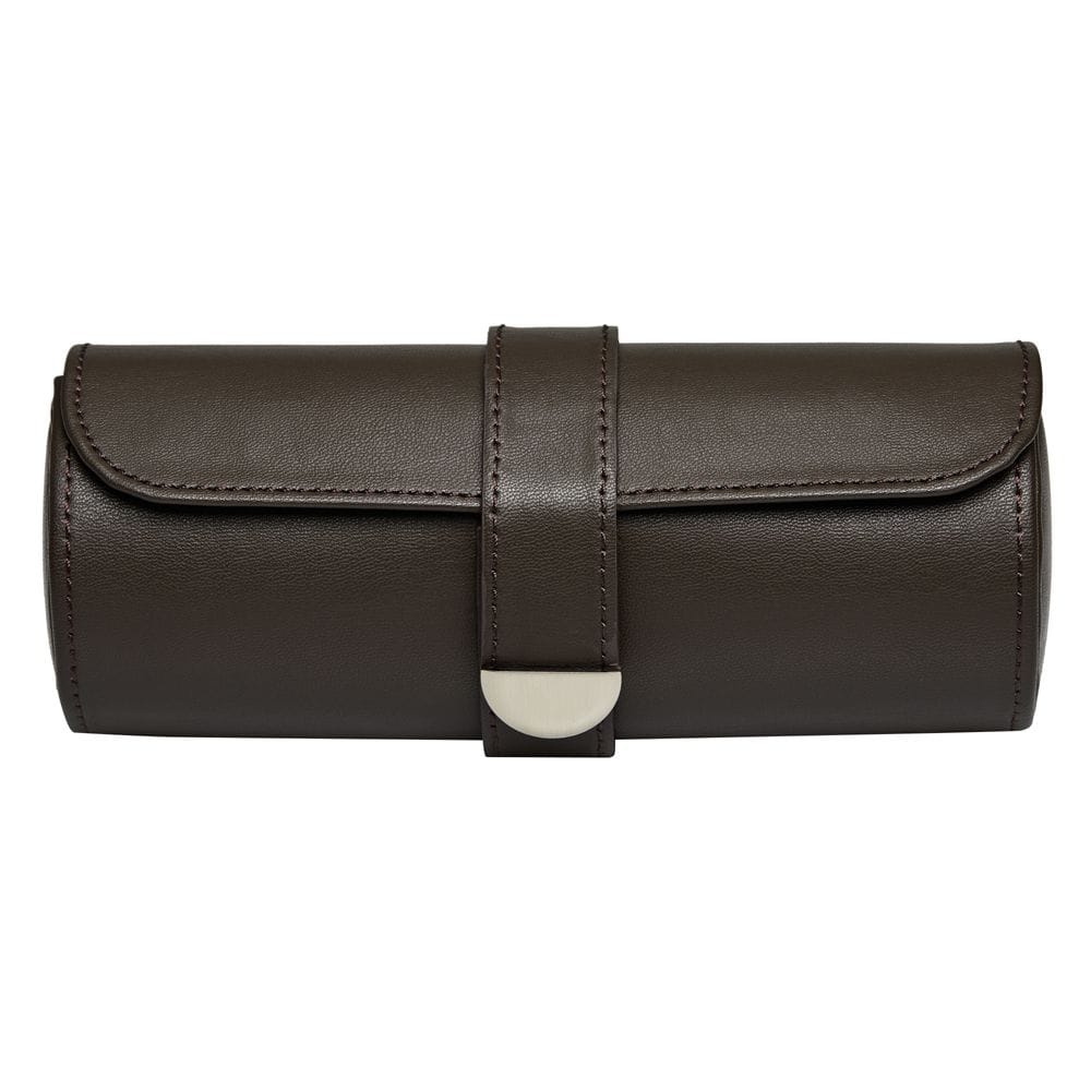 WOLF Earth Triple Watch Roll Coffee 190606