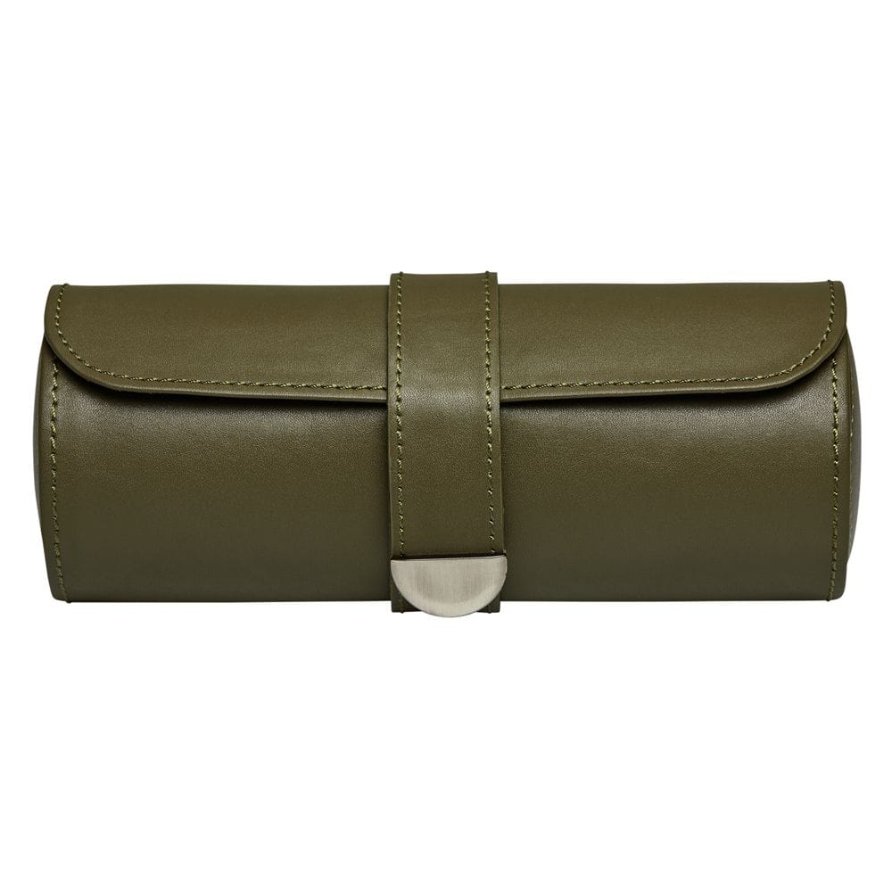 WOLF Earth Triple Watch Roll Olive 190641