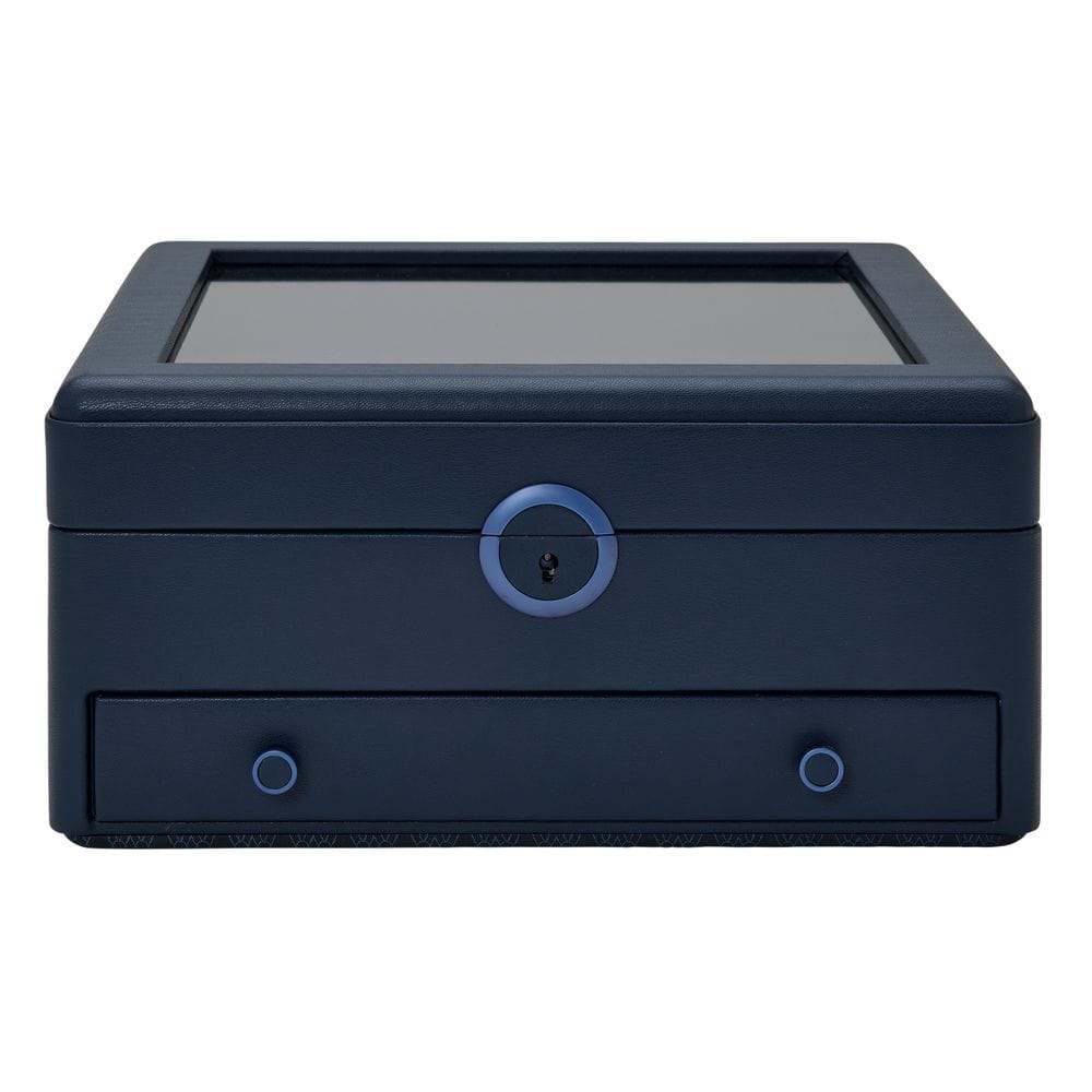 WOLF Earth Watch Stand Box Midnight Blue 190717