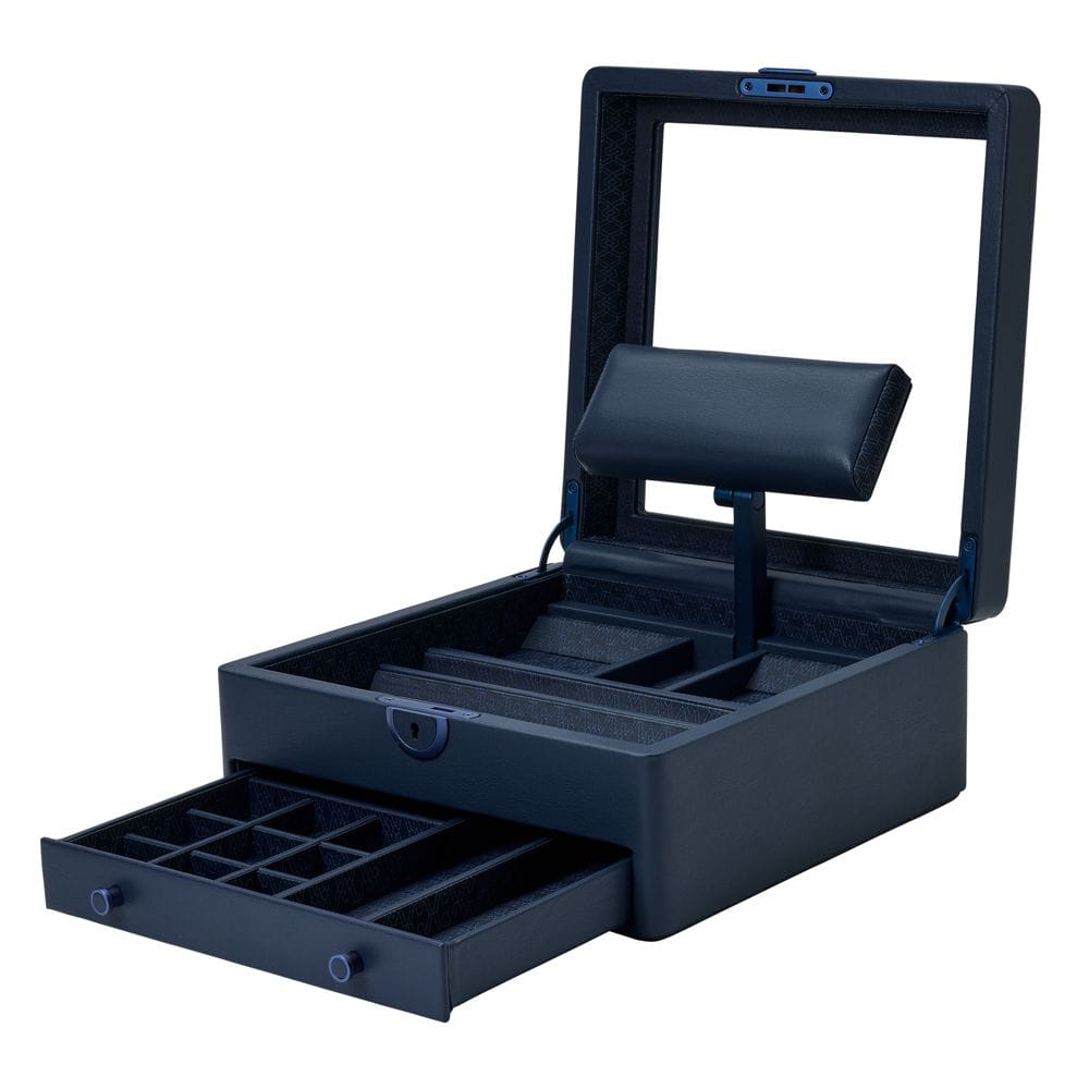WOLF Earth Watch Stand Box Midnight Blue 190717