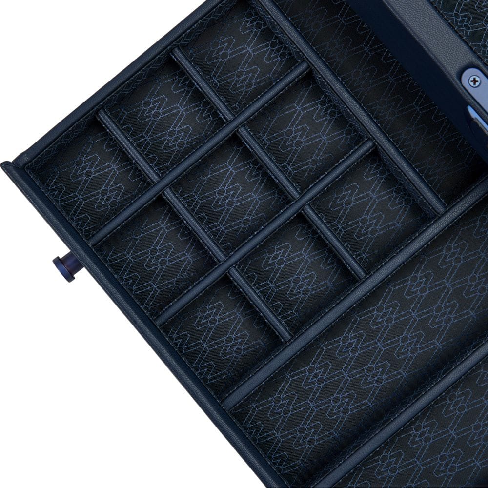 WOLF Earth Watch Stand Box Midnight Blue 190717