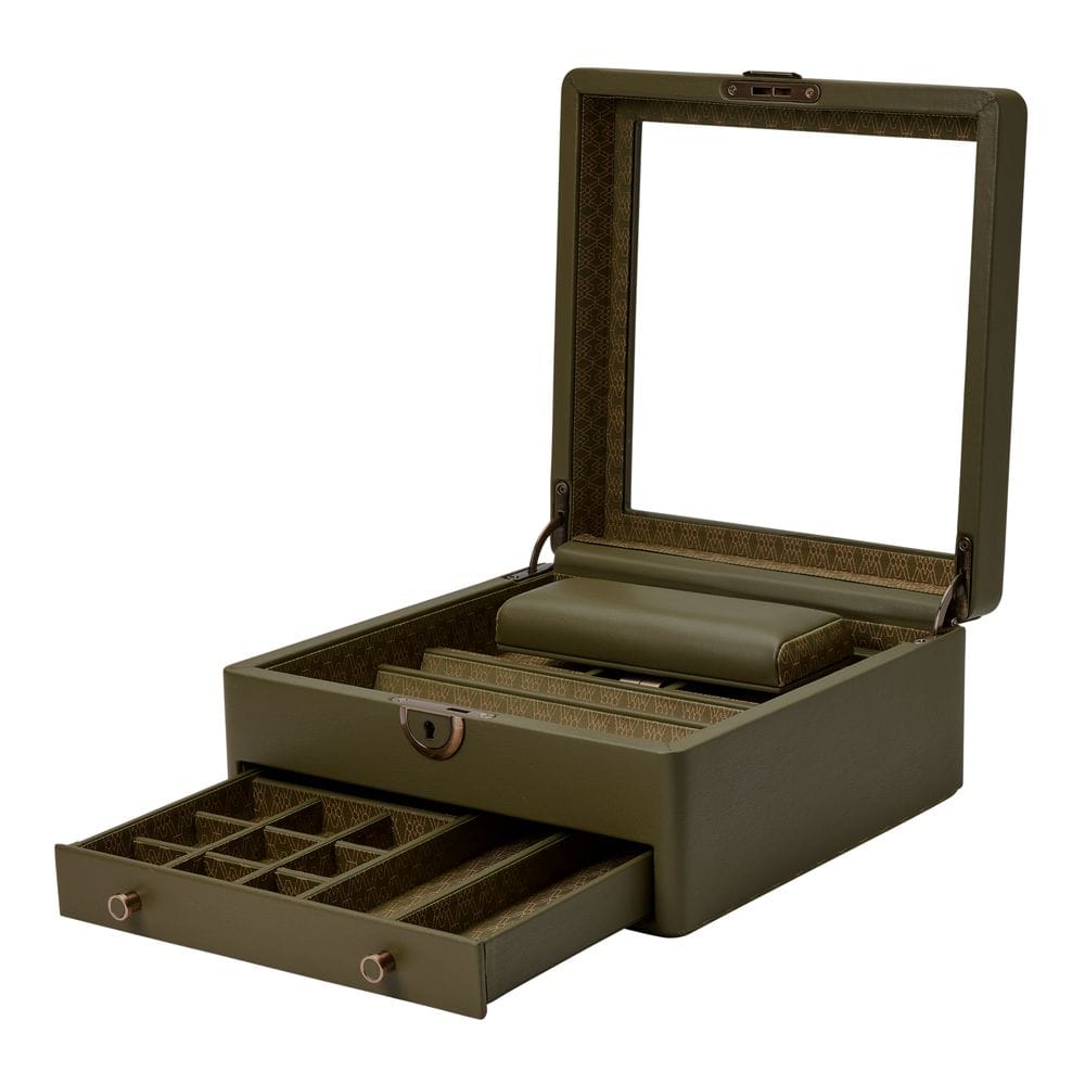 WOLF Earth Watch Stand Box Olive 190741