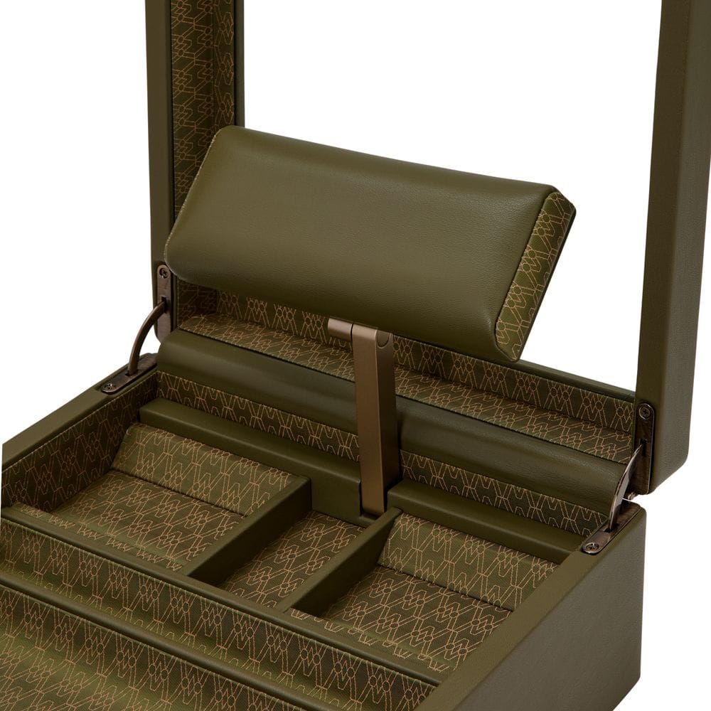 WOLF Earth Watch Stand Box Olive 190741