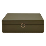 WOLF Earth 5 Piece Watch Box with Storage Olive 190941