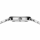 BERING Classic Polished Silver 26mm White Mother of Pearl Dial Women's Watch 19126-700
