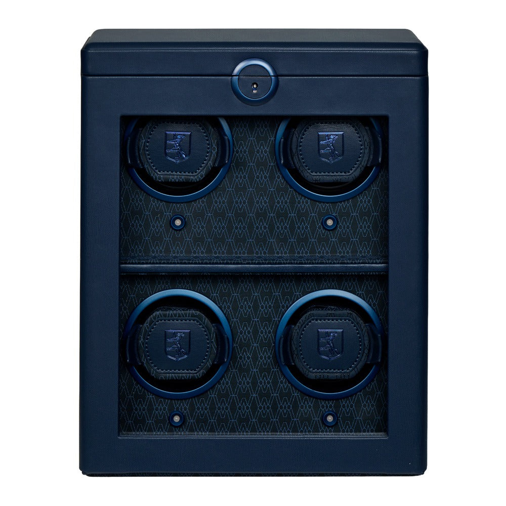 WOLF Earth 4 Piece Watch Winder Midnight Blue 191417