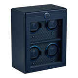 WOLF Earth 4 Piece Watch Winder Midnight Blue 191417