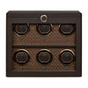 WOLF Earth 6 Piece Watch Winder Coffee 191606