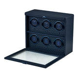 WOLF Earth 6 Piece Watch Winder Midnight Blue 191617