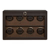 WOLF Earth 8 Piece Watch Winder Coffee 191806