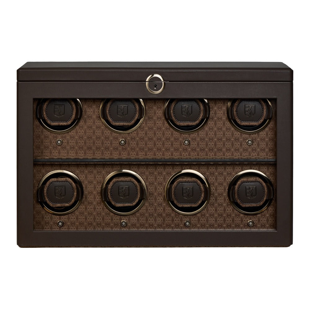 WOLF Earth 8 Piece Watch Winder Coffee 191806