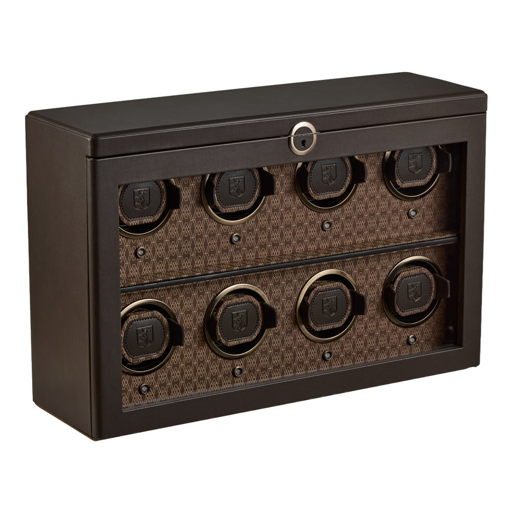 WOLF Earth 8 Piece Watch Winder Coffee 191806