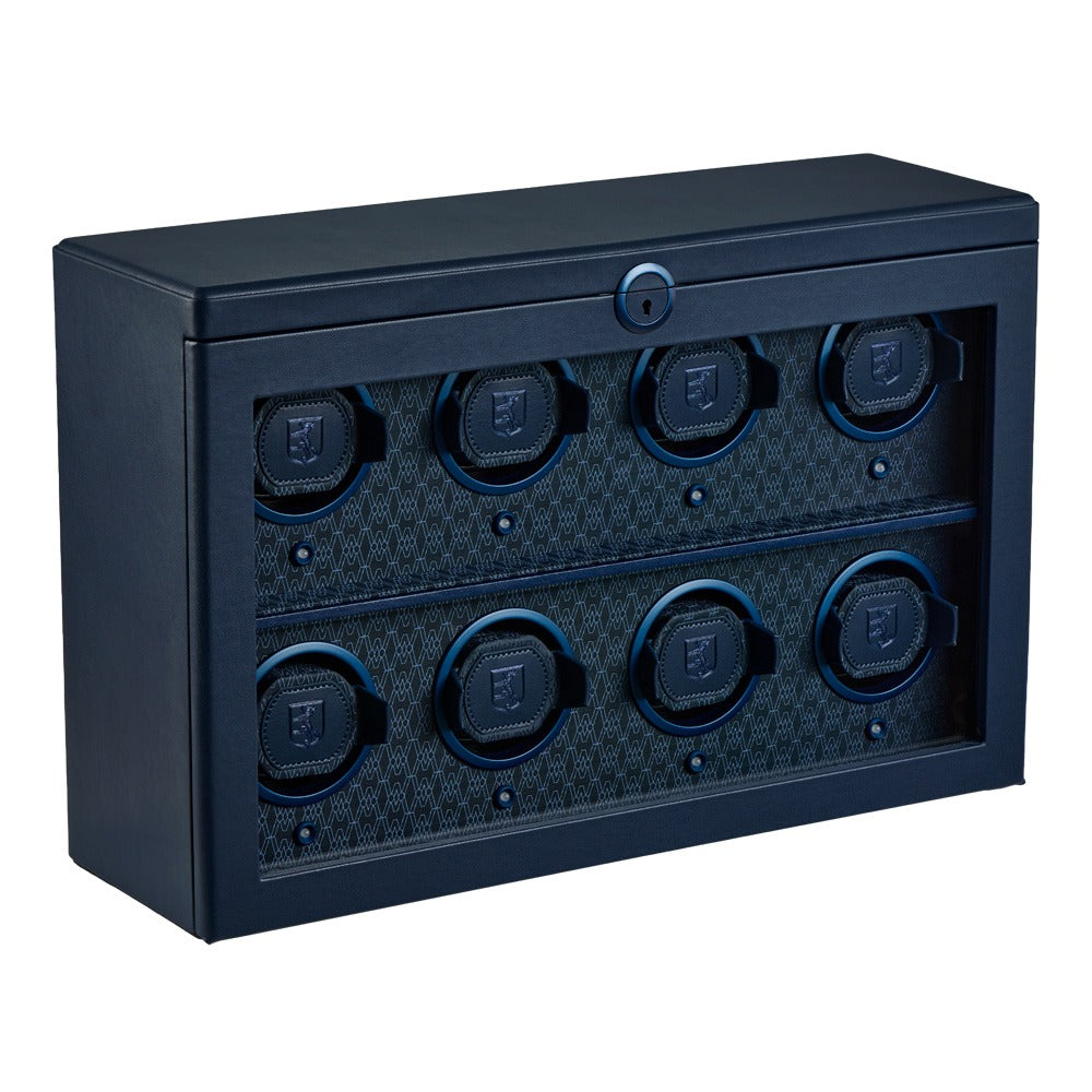 WOLF Earth 8 Piece Watch Winder Midnight Blue 191817