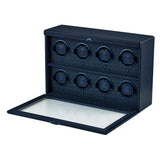 WOLF Earth 8 Piece Watch Winder Midnight Blue 191817
