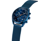 BERING Multifunction Mesh Watch Blue 40mm Blue Dial Men's Watch 19240-397