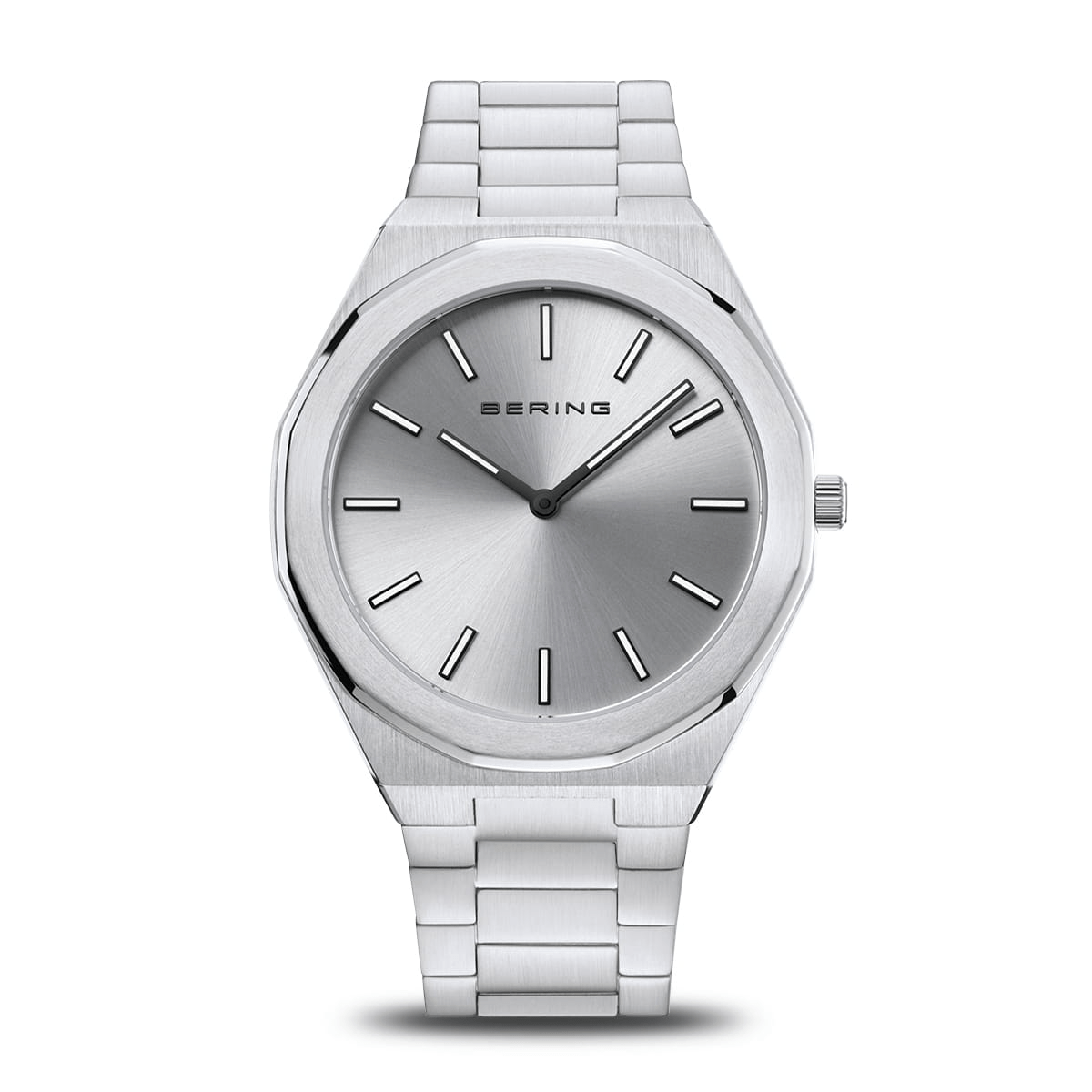 BERING Classic Polished/Brushed Silver 41mm Men's Watch 19641-700