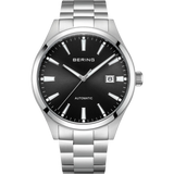 BERING Sunray Automatic Watch with Date Black 42mm Black Sunray Dial Men's Watch 19842-702
