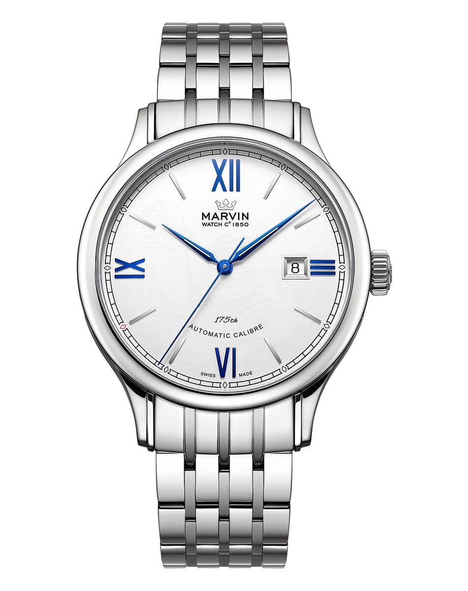 Marvin Malton Round 41mm White Dial Men's Watch M117.13.96.11