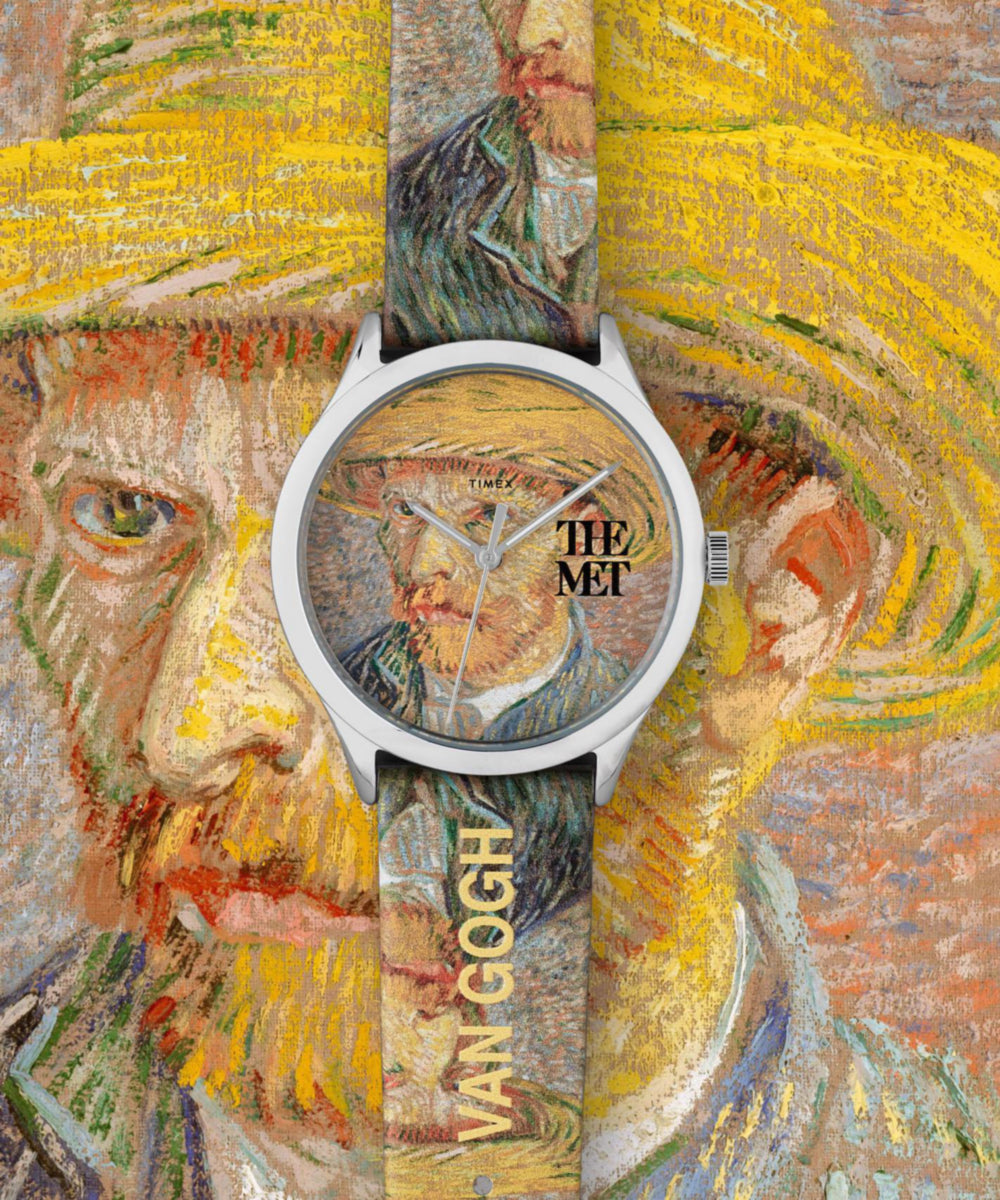 Timex Timex x The Met - Van Gogh 40mm Multicolor Dial Unisex Watch TW2W25100