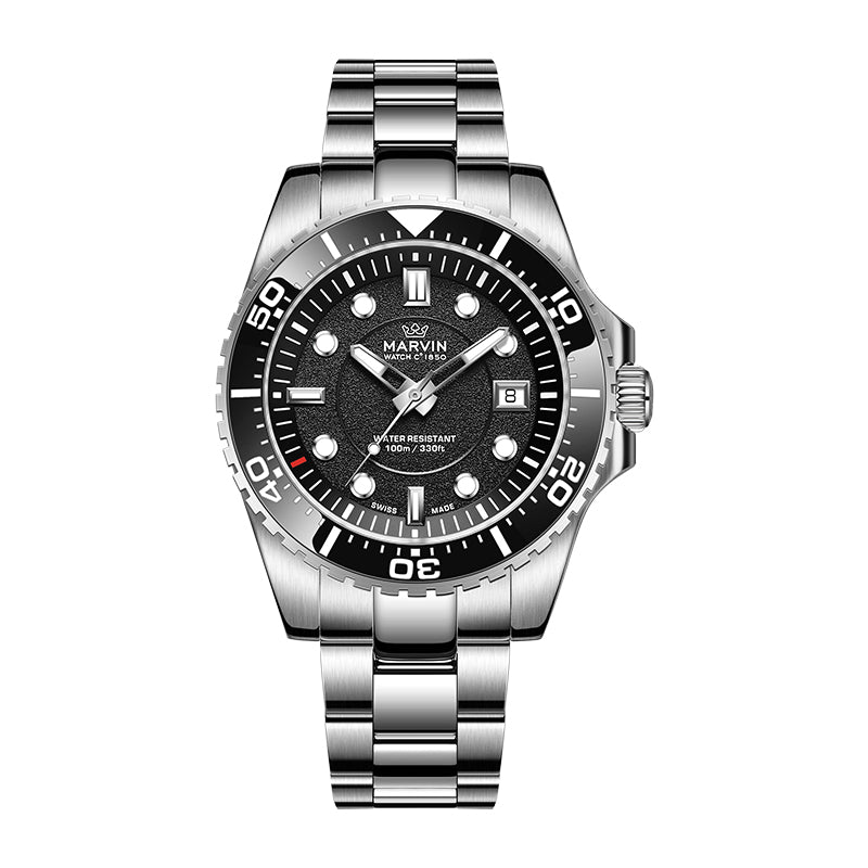 Marvin Other 40.5mm Black Dial Men's Watch M136.13.44.11.1