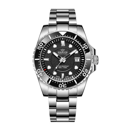 Marvin Other 40.5mm Black Dial Men's Watch M136.13.44.11.1