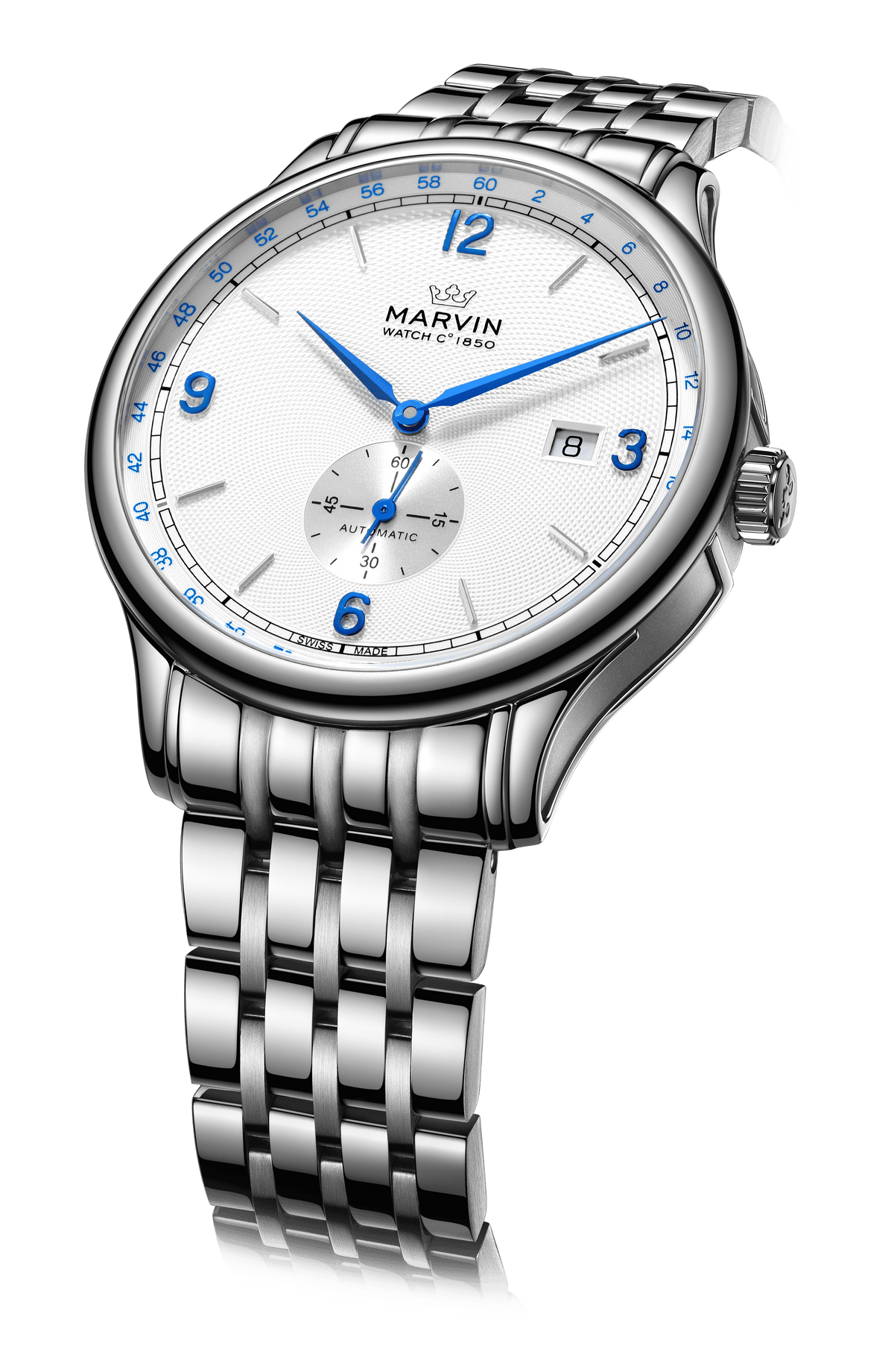 Marvin Other 41mm White Guilloché Dial Men's Watch M135.13.24.11