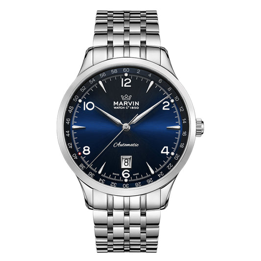 Marvin Expectation 41mm Blue Dial Men's Watch M165.13.51.11
