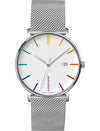 Junghans FORM Quarz Bauhaus Edition 39.3mm White Dial Men's Watch 41/4580.44