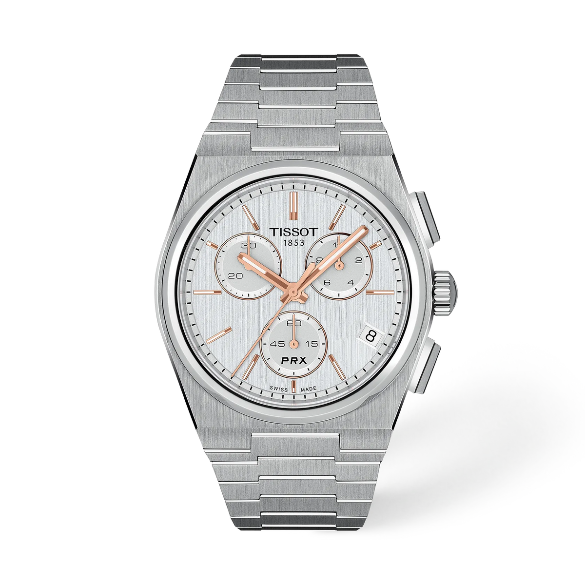 Tissot PRX Chronograph 41mm Silver Dial Men's Watch T1374171103100