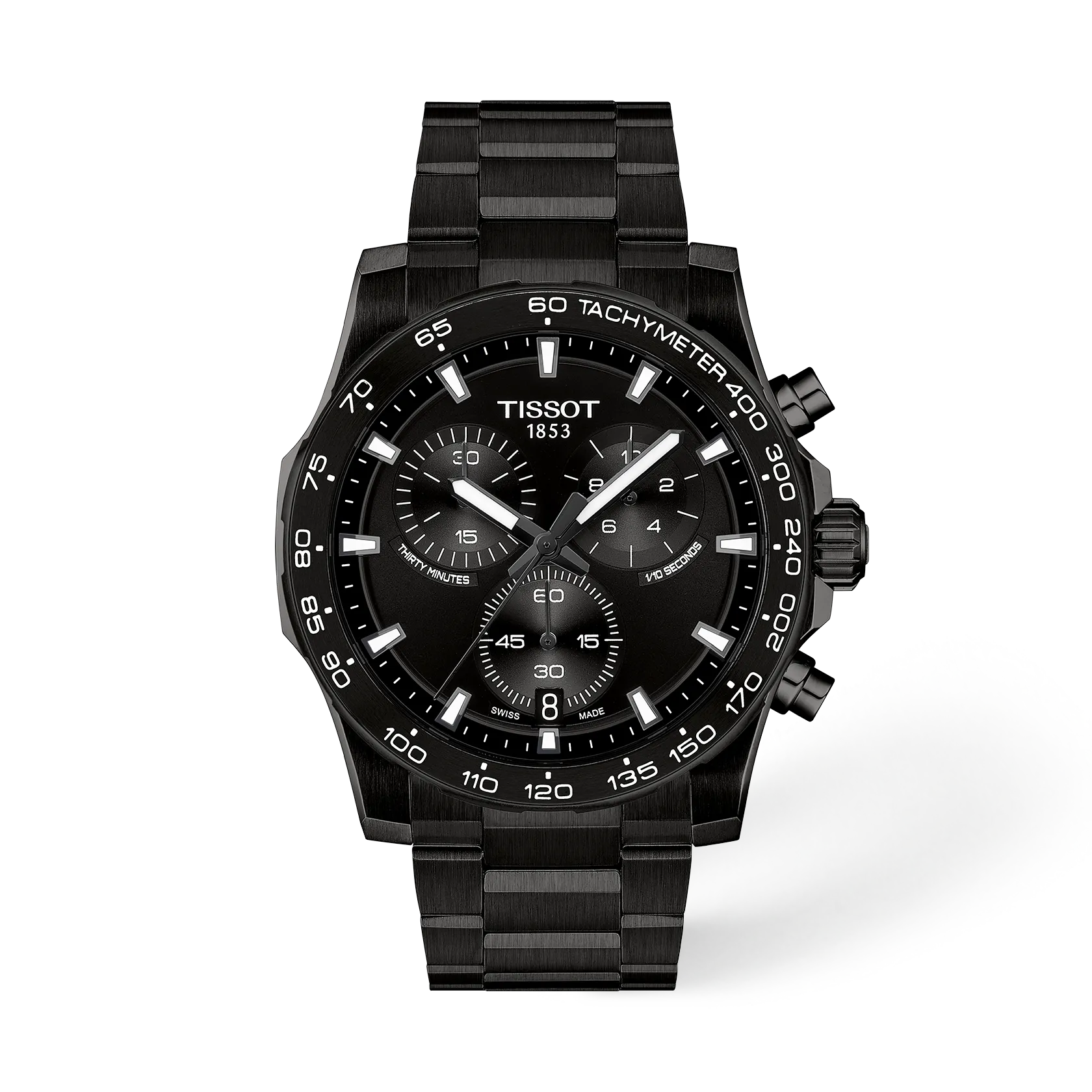 Tissot Supersport Chrono 42mm Black Dial Men's Watch T1254173305100