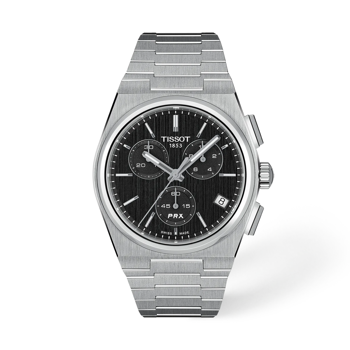 Tissot PRX Chronograph 41mm Black Dial Men's Watch T1374171105100
